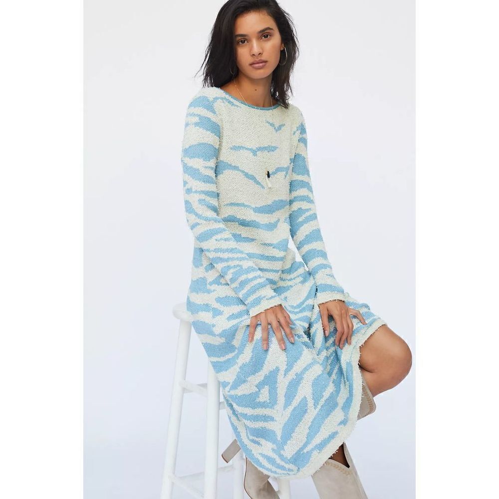 Anthropologie -Sky Sweater Midi Dress